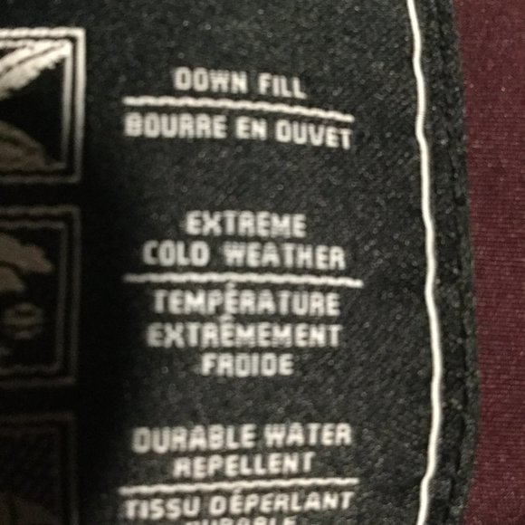 Alpine Tek down filled maroon color size small for extreme cold weather - Picture 4 of 10